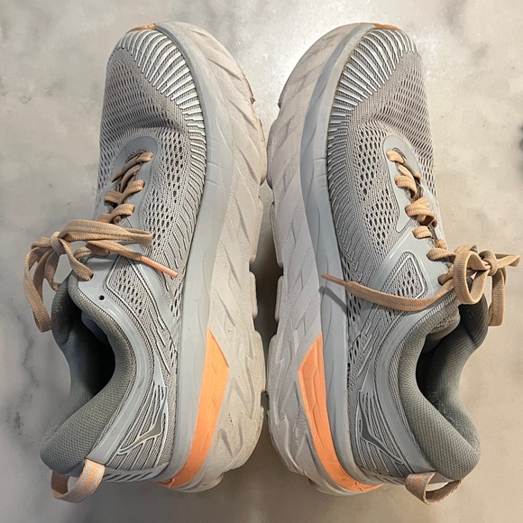 Hoka One One Bondi 7 Women's Athletic Work Running Shoes Sneakers - Picture 4 of 9